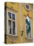 Hungarian Flag and House Detaill, Uri Utca, Old Town, Budapest, Hungary, Europe-Jean Brooks-Stretched Canvas
