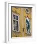 Hungarian Flag and House Detaill, Uri Utca, Old Town, Budapest, Hungary, Europe-Jean Brooks-Framed Photographic Print