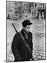 Hungarian Freedom Fighter During Revolution Against Soviet Backed Government-Michael Rougier-Mounted Photographic Print
