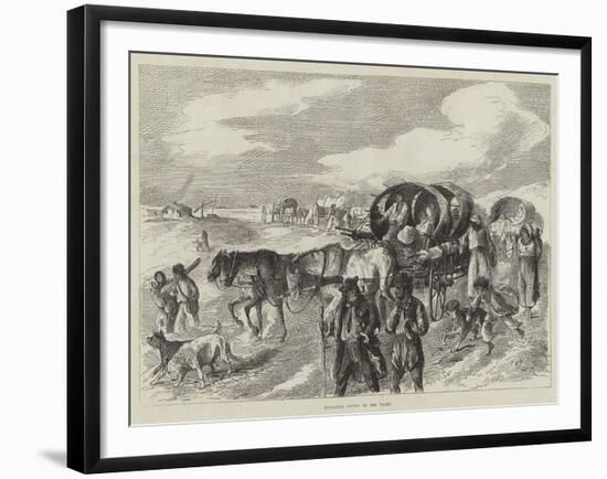 Hungarian Gipsies on the Tramp-null-Framed Giclee Print