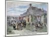 Hungarian Gypsies Outside Carcassonne, France, 1898-Henri Meyer-Mounted Giclee Print