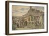 Hungarian Gypsies Outside Carcassonne-French-Framed Giclee Print