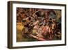 Hungarian Hussars and Russian Cossacks Fighting in the Carpathian Mountains in 1915-Viktor Tardos-Framed Giclee Print