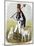 Hungarian Man with Dogs, 1809-W Dickes-Mounted Giclee Print