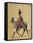 Hungarian Noble Guard on a Horse, Austria-null-Framed Stretched Canvas