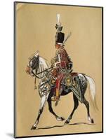 Hungarian Noble Guard on a Horse, Austria-null-Mounted Giclee Print