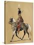 Hungarian Noble Guard on a Horse, Austria-null-Stretched Canvas