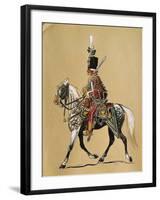 Hungarian Noble Guard on a Horse, Austria-null-Framed Giclee Print