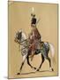 Hungarian Noble Guard on a Horse, Austria-null-Mounted Giclee Print