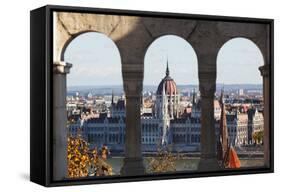 Hungarian Parliament, Budapest-George Oze-Framed Stretched Canvas