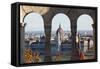 Hungarian Parliament, Budapest-George Oze-Framed Stretched Canvas