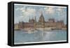 Hungarian Parliament, Budapest-null-Framed Stretched Canvas