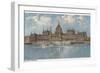 Hungarian Parliament, Budapest-null-Framed Art Print