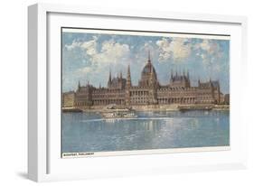 Hungarian Parliament, Budapest-null-Framed Art Print