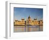 Hungarian Parliament Building and River Danube, Budapest, Hungary-Doug Pearson-Framed Photographic Print