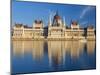 Hungarian Parliament Building and River Danube, Budapest, Hungary-Doug Pearson-Mounted Photographic Print