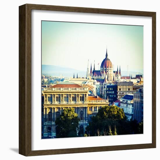 Hungarian Parliament Building, Budapest, Hungary-Doug Pearson-Framed Photographic Print