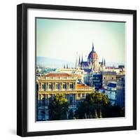 Hungarian Parliament Building, Budapest, Hungary-Doug Pearson-Framed Photographic Print