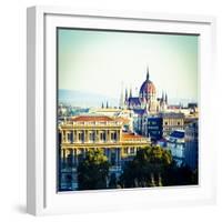 Hungarian Parliament Building, Budapest, Hungary-Doug Pearson-Framed Photographic Print