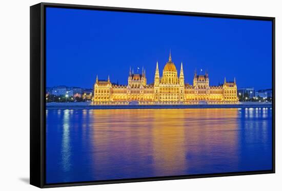 Hungarian Parliament Building-Christian Kober-Framed Stretched Canvas