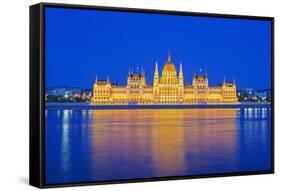 Hungarian Parliament Building-Christian Kober-Framed Stretched Canvas