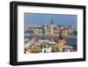 Hungarian Parliament Illuminated by Warm Light on a Winter Afternoon, Budapest, Hungary, Europe-Doug Pearson-Framed Photographic Print