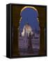 Hungarian Parliament Seen from Fishermans Bastion, Budapest, Hungary-Doug Pearson-Framed Stretched Canvas