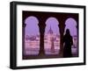 Hungarian Parliament Seen from Fishermans Bastion, Budapest, Hungary-Doug Pearson-Framed Photographic Print