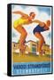 Hungarian Swim Meet Poster-null-Framed Stretched Canvas