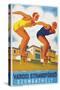 Hungarian Swim Meet Poster-null-Stretched Canvas