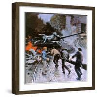 Hungarian Uprising of 1956-Graham Coton-Framed Giclee Print