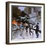 Hungarian Uprising of 1956-Graham Coton-Framed Giclee Print