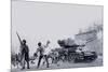 Hungarian Uprising of 1956-Graham Coton-Mounted Giclee Print