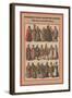 Hungarians, Croats, Dalmatians and Russians Baltic Dress in the XVI Century-Friedrich Hottenroth-Framed Art Print