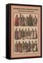 Hungarians, Croats, Dalmatians and Russians Baltic Dress in the XVI Century-Friedrich Hottenroth-Framed Stretched Canvas