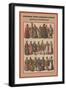 Hungarians, Croats, Dalmatians and Russians Baltic Dress in the XVI Century-Friedrich Hottenroth-Framed Premium Giclee Print