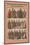 Hungarians, Croats, Dalmatians and Russians Baltic Dress in the XVI Century-Friedrich Hottenroth-Mounted Premium Giclee Print