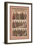 Hungarians, Croats, Dalmatians and Russians Baltic Dress in the XVI Century-Friedrich Hottenroth-Framed Art Print