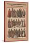 Hungarians, Croats, Dalmatians and Russians Baltic Dress in the XVI Century-Friedrich Hottenroth-Stretched Canvas