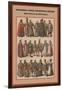 Hungarians, Croats, Dalmatians and Russians Baltic Dress in the XVI Century-Friedrich Hottenroth-Framed Art Print