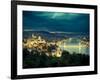 Hungary, Budapest, Castle District, Royal Palace and Chain Bridge over River Danube-Michele Falzone-Framed Photographic Print