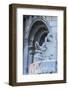 Hungary, Budapest. Dragon statue at Fisherman's Bastion building.-Tom Haseltine-Framed Photographic Print