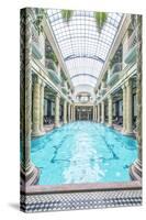 Hungary, Budapest, Gellert Baths Indoor Pool-Rob Tilley-Stretched Canvas