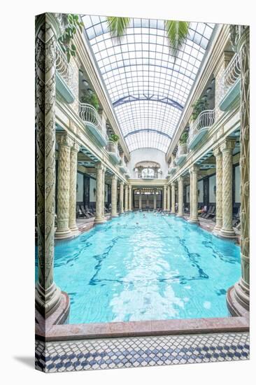 Hungary, Budapest, Gellert Baths Indoor Pool-Rob Tilley-Stretched Canvas