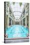 Hungary, Budapest, Gellert Baths Indoor Pool-Rob Tilley-Stretched Canvas