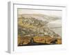 Hungary, Budapest, Historical View of City from Mount Saint Gellert-null-Framed Giclee Print