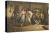 Hungary, Budapest, Popular Gypsy Dance-null-Stretched Canvas