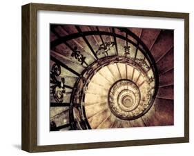 Hungary, Budapest, St; Stephen Cathedral (Szent Istvan Bazilika), Staircase to Dome-Michele Falzone-Framed Photographic Print