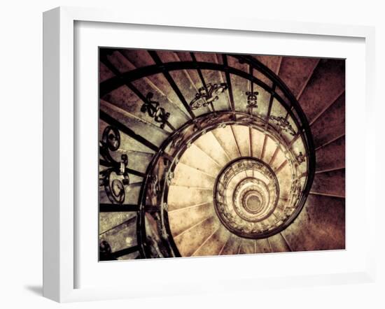 Hungary, Budapest, St; Stephen Cathedral (Szent Istvan Bazilika), Staircase to Dome-Michele Falzone-Framed Photographic Print