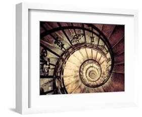 Hungary, Budapest, St; Stephen Cathedral (Szent Istvan Bazilika), Staircase to Dome-Michele Falzone-Framed Photographic Print